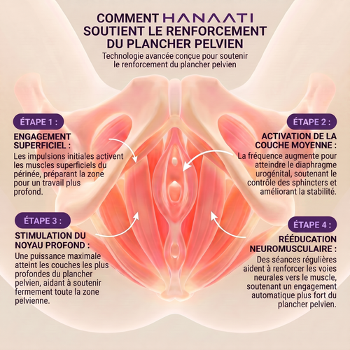Hanaati™ Activateur de plancher pelvien 4-en-1
